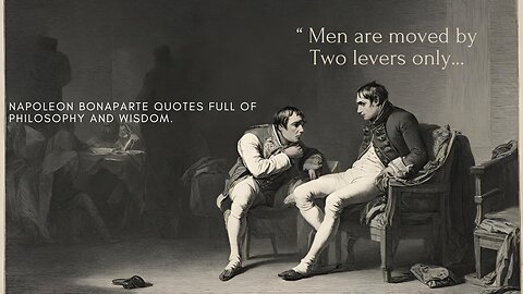 Some Wise Words Of Napoleon.