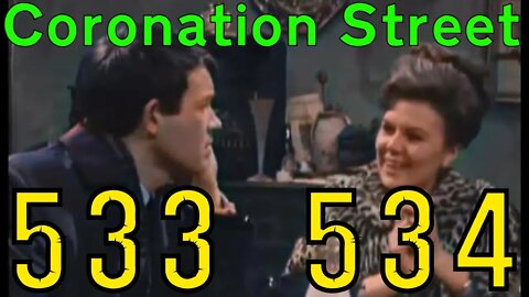 Coronation Street - Episode 533 and 534 (1965) [colourised]