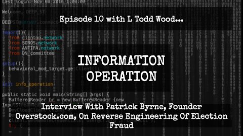 IO Episode 10...Interview With Overstock.com Founder Patrick Byrne