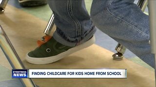 Finding childcare for kids home from school