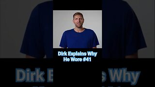 Dirk Nowitzki Explains Why He Wore #41 With The Dallas Mavericks #nba #basketball #dirknowitzki