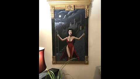 It Is Done ~ The Vampire Queen ~ Acrylic on Canvas Painting by Curtis Roy