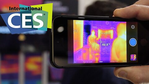 Flir One, The First Thermal Imaging Device for iPhone, CES 2014