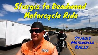 First Sturgis to Deadwood Motorcycle Ride during the Sturgis Motorcycle Rally