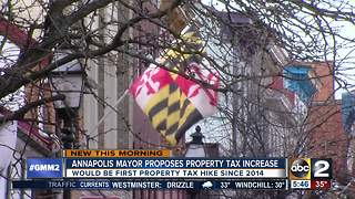 Annapolis mayor proposes property tax hike
