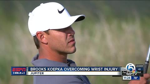 Brooks Koepka overcoming wrist injury to win U.S. Open