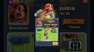 VALQUÍRIA NÍVEL MÁXIMO - CLASH ROYALE #game #clashroyale