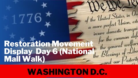 #1776RM Display day 5 (National Mall) walk | Washington DC