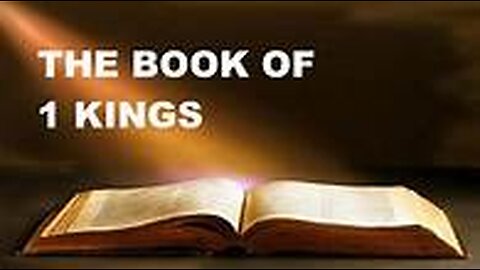 The Book of 1st Kings - Bible Narration with Scrolling Text (Contemporary English Bible)