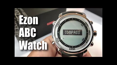 Compass Barometer Altimeter Thermometer Outdoor Sports Watch Review