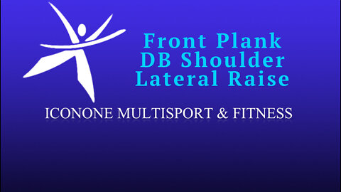 Front Plank DB Shoulder Lateral Raise