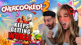 Our third time playing, and we're still BAD | Playing Overcooked 2 with my GF