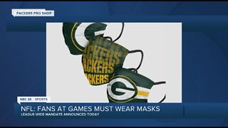 NFL mandates fans wear mask at games this fall