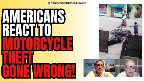 American React to a Motorcycle Theft Gone Wrong!
