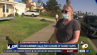 Councilmember calls for closure of Sunset Cliffs