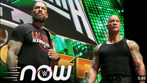 The rock and Roman Reigns return with buisness to settle :WWE now 2024