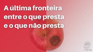 A última fronteira entre o que presta e o que não presta