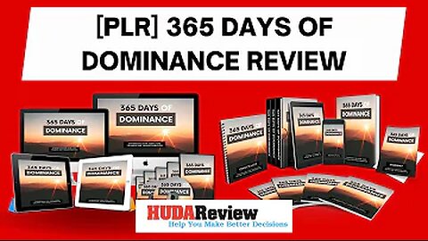 [PLR] 365 Days Of Dominance review with App Demo_ Is this what you are searching for_