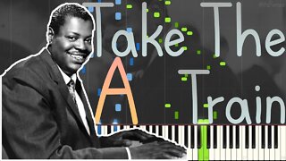 Oscar Peterson - Take The A Train 1968 (Solo Jazz Piano Synthesia) [From Exclusively For My Friends]