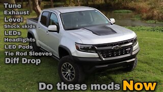 Must Have Mods, Upgrades, and Accessories for your Colorado ZR2