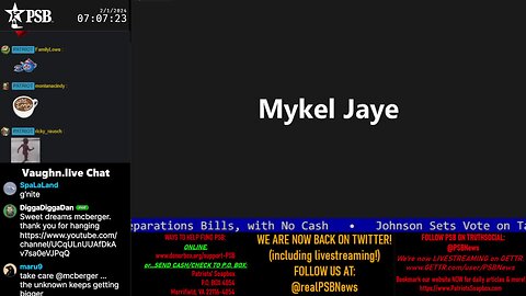 2024-02-01 07:00 EST - Patriots Soapbox AM: with MykelJaye, SkyeBreeze