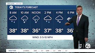 Metro Detroit Forecast: Rain and snow today