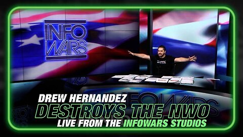 Drew Hernandez Destroys the NWO Live from the Infowars Studios!