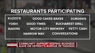 Community support keeping business alive on Detroit's Avenue of Fashion