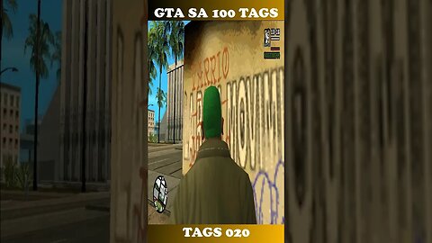 GTA SAN ANDREAS 100 tags TAG 020 #shorts #pc #semedissaum