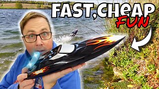 Crazy CHEAP Brushless RC Boat! You Will Want One! EAT EBT04