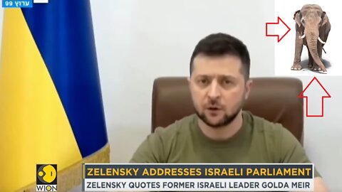 Ukraine's Zelensky compares Russian invasion to Nazis during address to Israeli lawmakers