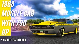 700+ HP PLYMOUTH BARRACUDA MUSCLE CAR from 1968