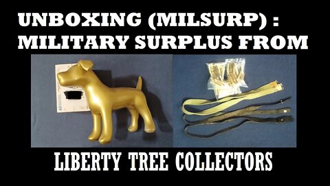 UNBOXING [103] : LIBERTY TREE COLLECTORS. Yugo Mauser Slings, Enfield Sling, 8x56r Mannlicher Brass