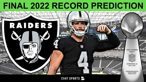 FINAL Raiders 2022 Record & Score Predictions