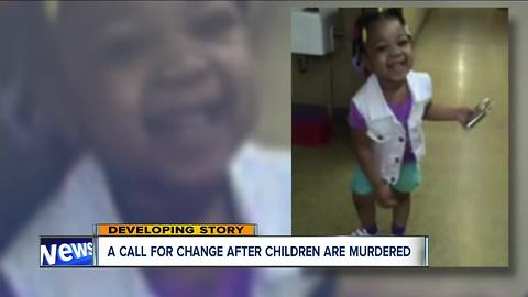 Protestors demand answers, accountability from CFS after 4-year-old Euclid girl's murder