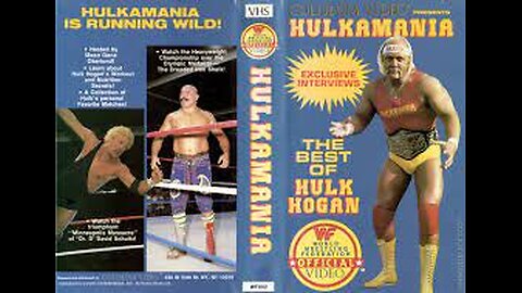 WWF Hulkamania Vol.1 Coliseum Home Video 1985 **NOT ON PEACOCK OR WWE NETWORK**