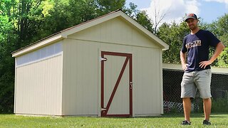 Build a 12x16 DIY Garden Shed with a Translucent Panel!