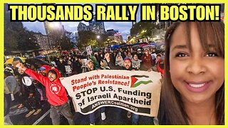 EXCLUSIVE: Thousands Attend FREE Palestine Rally in Boston (On The Ground Coverage)