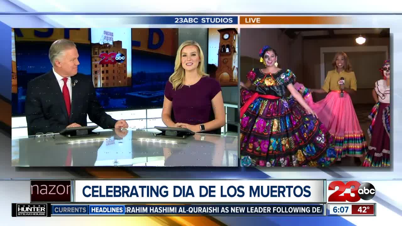 Celebrating Dia De Los Muertos with Ballet Folklorico Huaztecalli