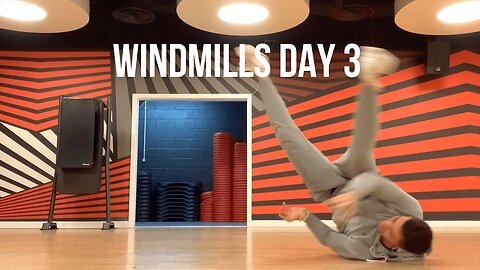 Failing to WINDMILL (Day 3) | Breakdancing | RAVE CALORIES SERIES PREPARATION