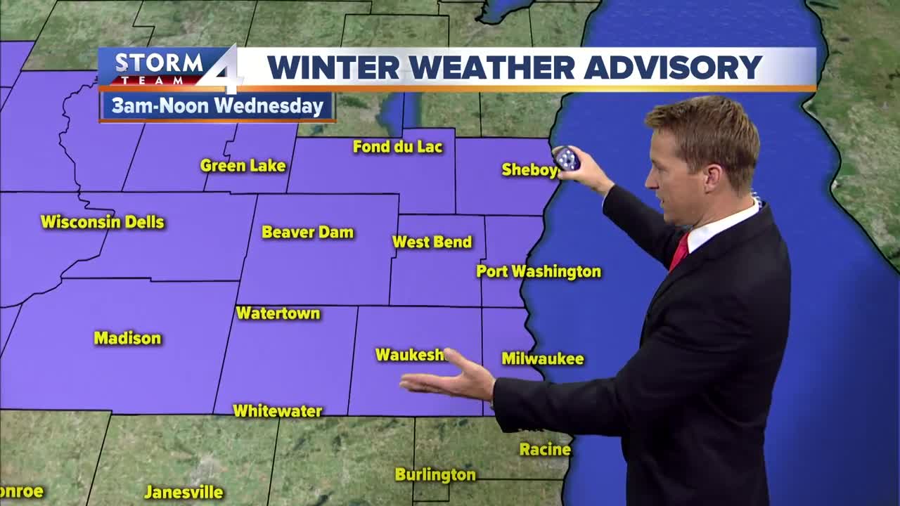 Winter Weather Advisories in effect until noon