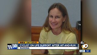 Cyclist on life support after Ramona hit-and-run