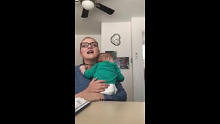 Baby Falls Asleep To Mom's Beautiful Singing