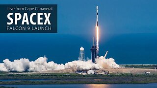 SpaceX Launch: Liftoff of SpaceX Falcon 9 in UHD