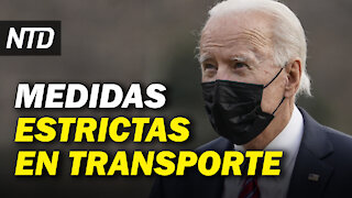 Mascarillas obligatorias para transporte; Récord histórico en firmas de Ordenes Ejecutivas I NTD