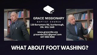 WHAT ABOUT FOOT WASHING?