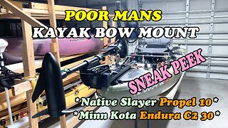 Poor Mans Kayak Bow Mount (Sneak Peek) - Florida Fish Hunter