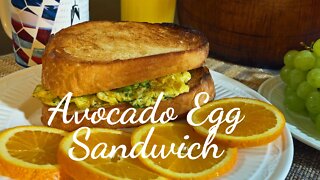 Egg and Avocado Sandwich