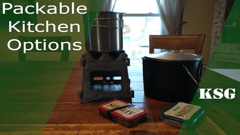 Simple Packable Cook Kit Options
