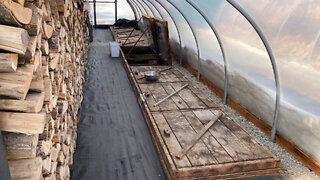 Special Root Cellar In The Back Of My Seedling Greenhouse